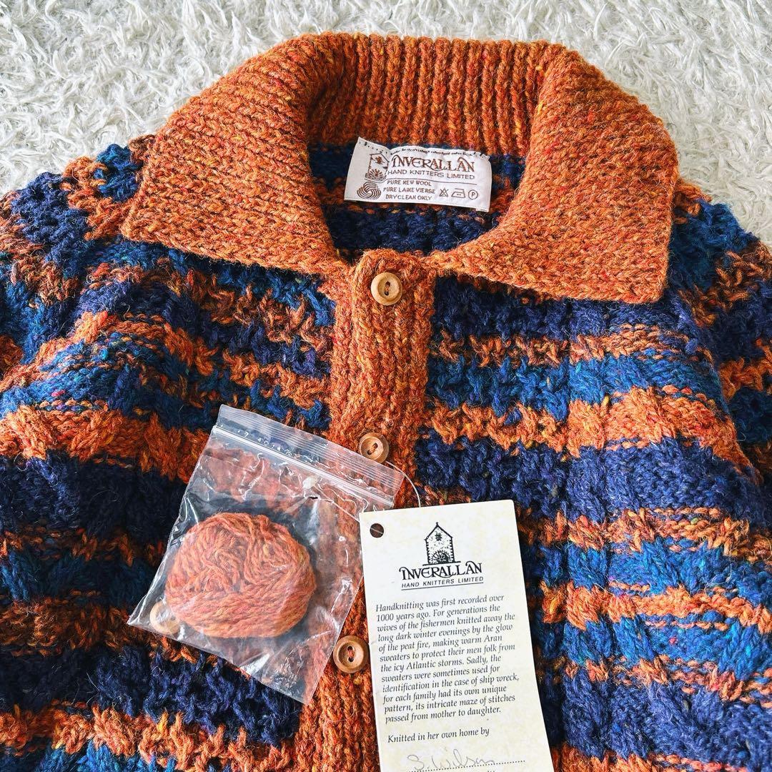 インバーアラン★未使用タグ付★3Aランバーカーディガン★未使用タグ付★3A