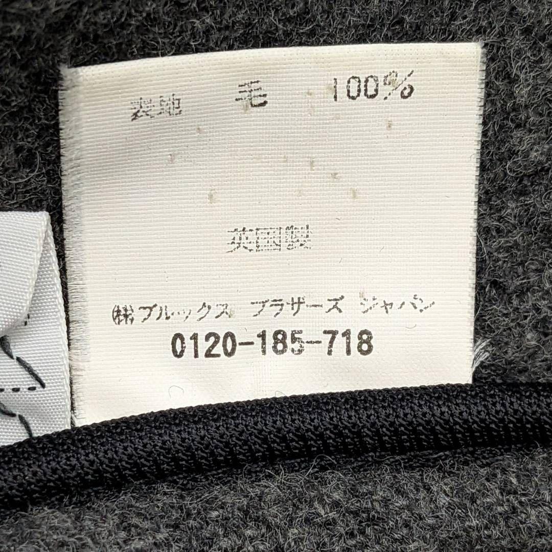 美品 ブルックスブラザーズ チェスターコート ウール100% Sサイズ ブラック