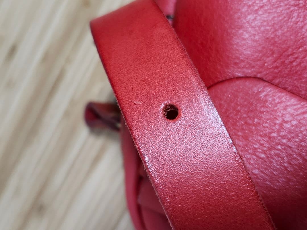 HERZ/ヘルツ/50周年アウトドア企画/チェストバッグ/赤/中古