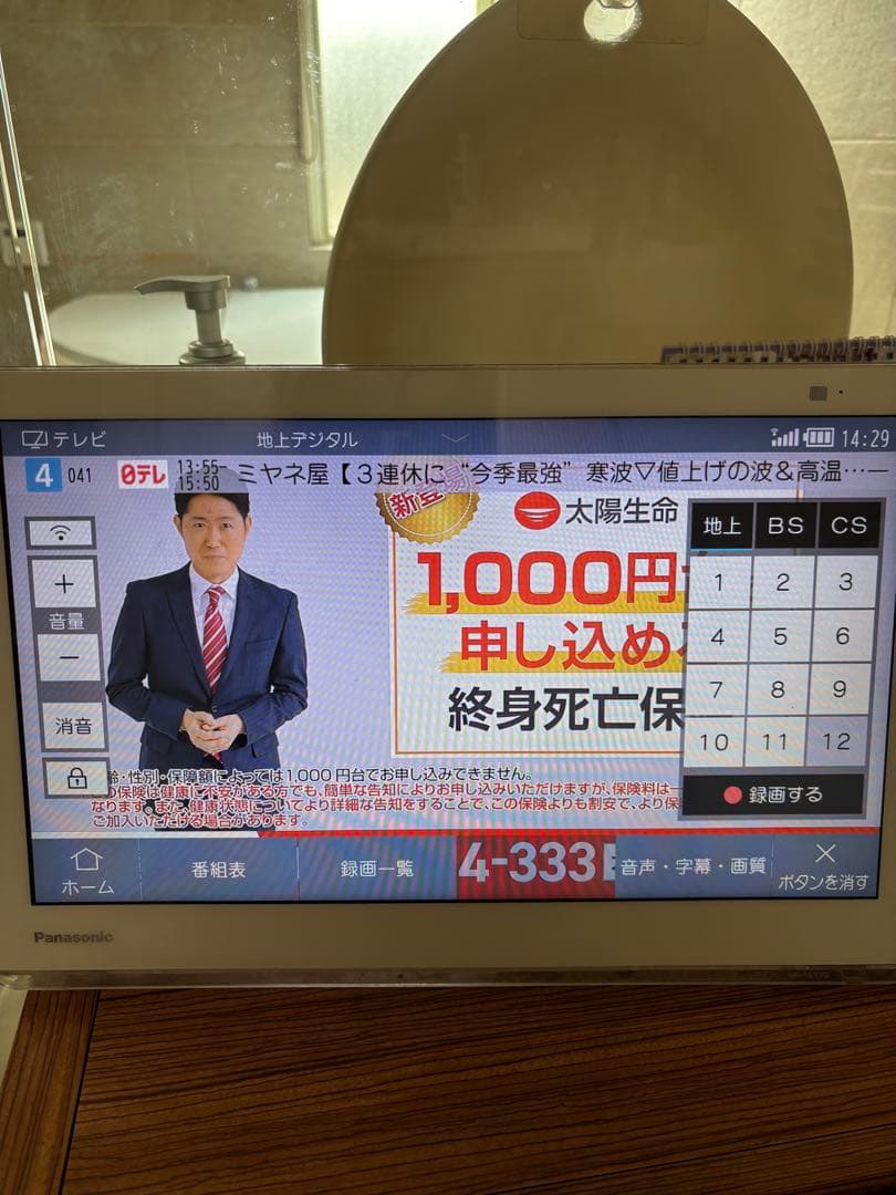 Panasonic プライベートビエラ　ポータブルテレビ UN-15T7