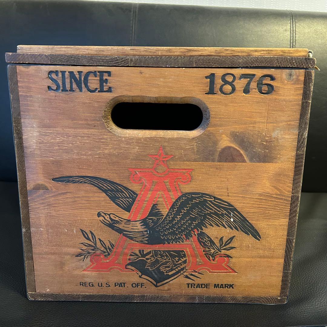 ★Budweiser ヴィンテージ木箱 Anheuser-Busch★