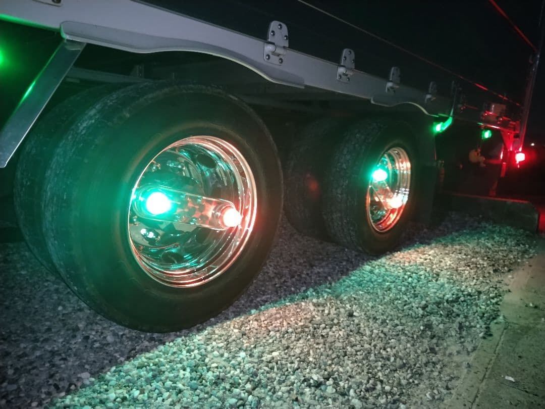 デコトラ電池式ホイールマーカーセット