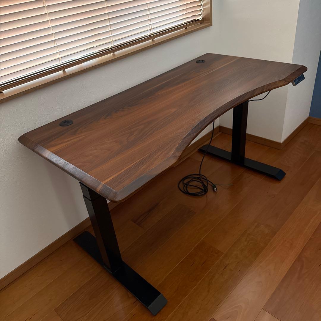 Flexispot 電動昇降デスク E7 カーブ型天板付き（140×70cm）