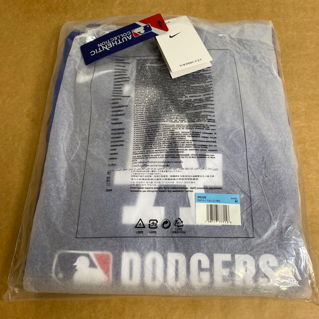 Мサイズドジャース選手着用パーカー ナイキ　大谷翔平　山本由伸　オーセンティック