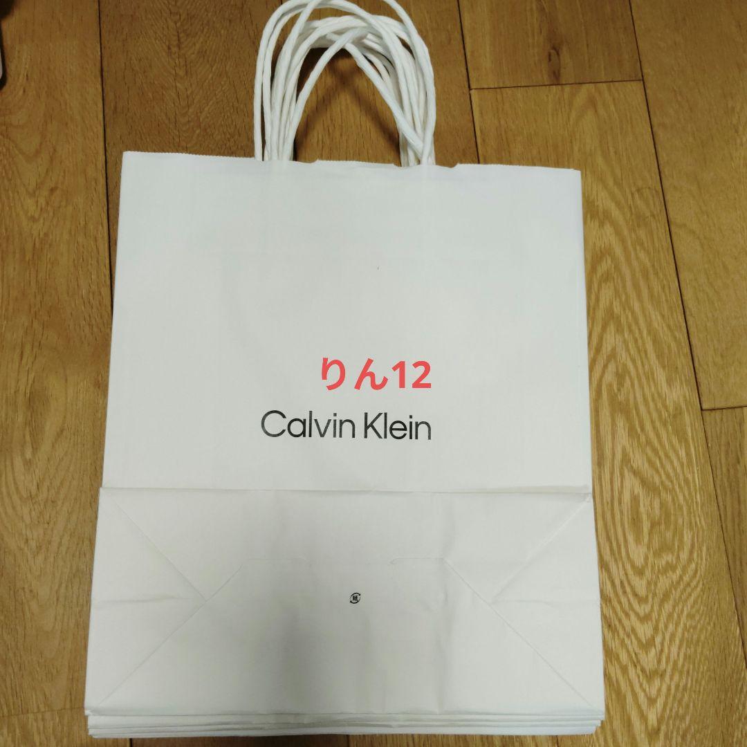 紙袋　ショッパー　エコバッグ　ギフト　カルバンクライン　プレゼント　ラッピング