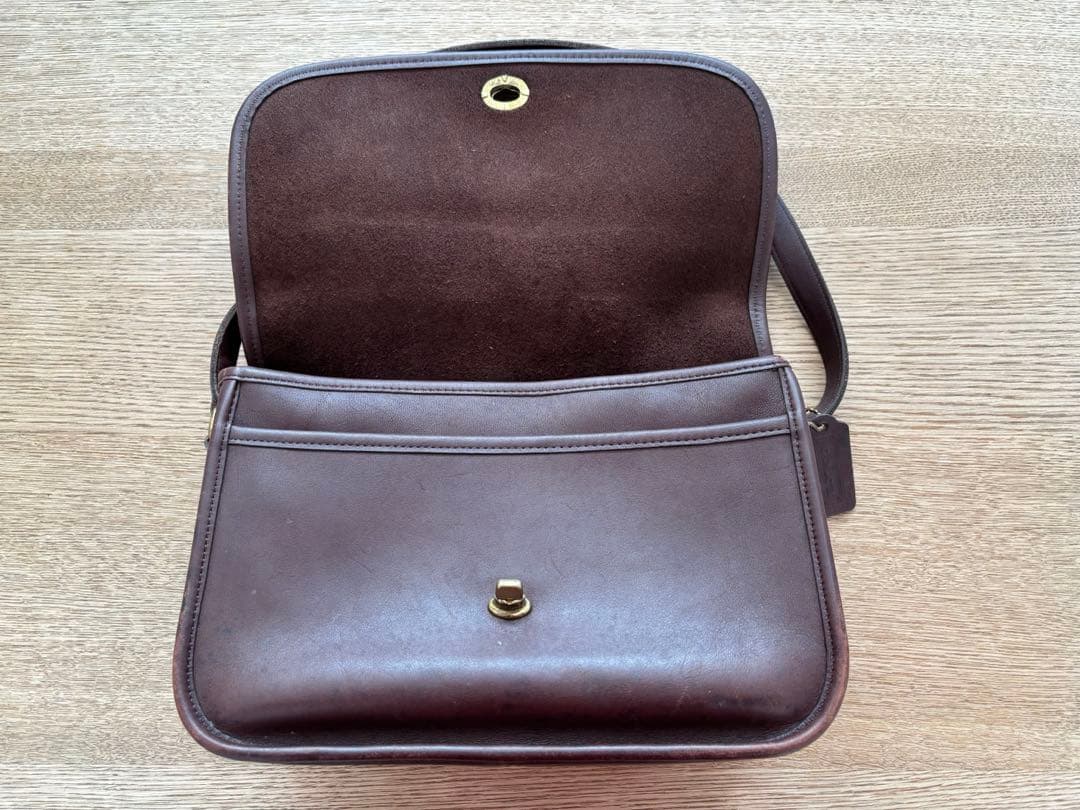オールドコーチ　coach オールレザーショルダーバッグ