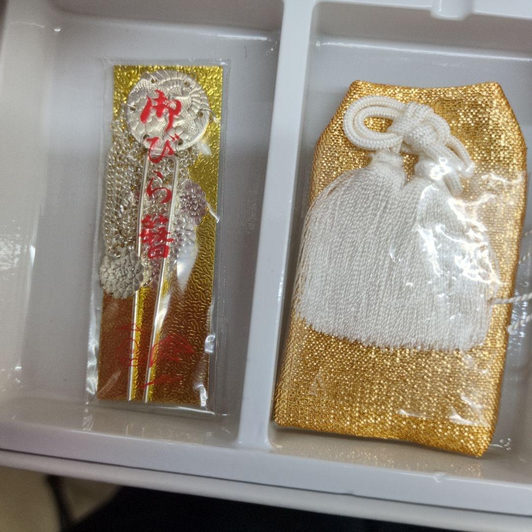 七五三 はこせこセット　18センチ未使用タグ付き　金黒