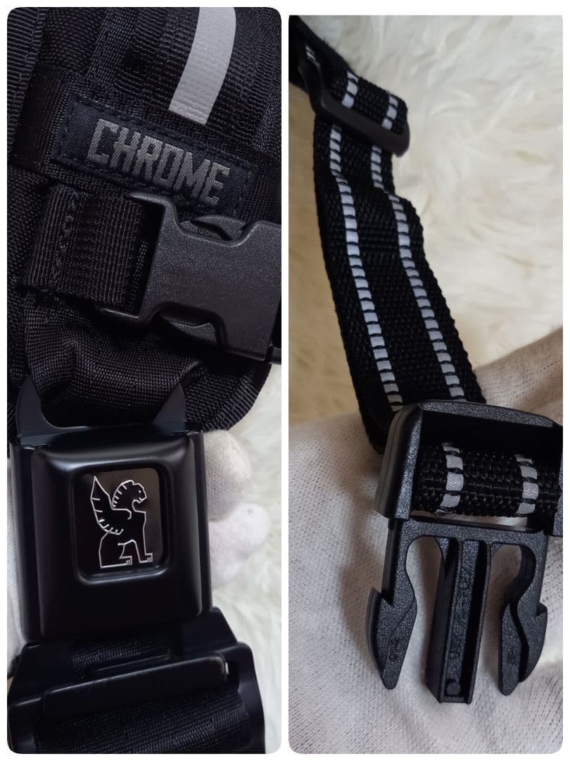 ✨ Chrome メッセンジャーバッグ MINI METRO オールブラック ✨