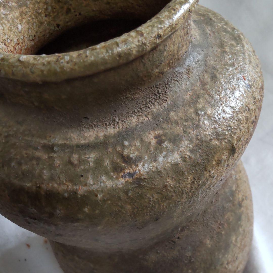 江戸初期信楽焼胴締壺