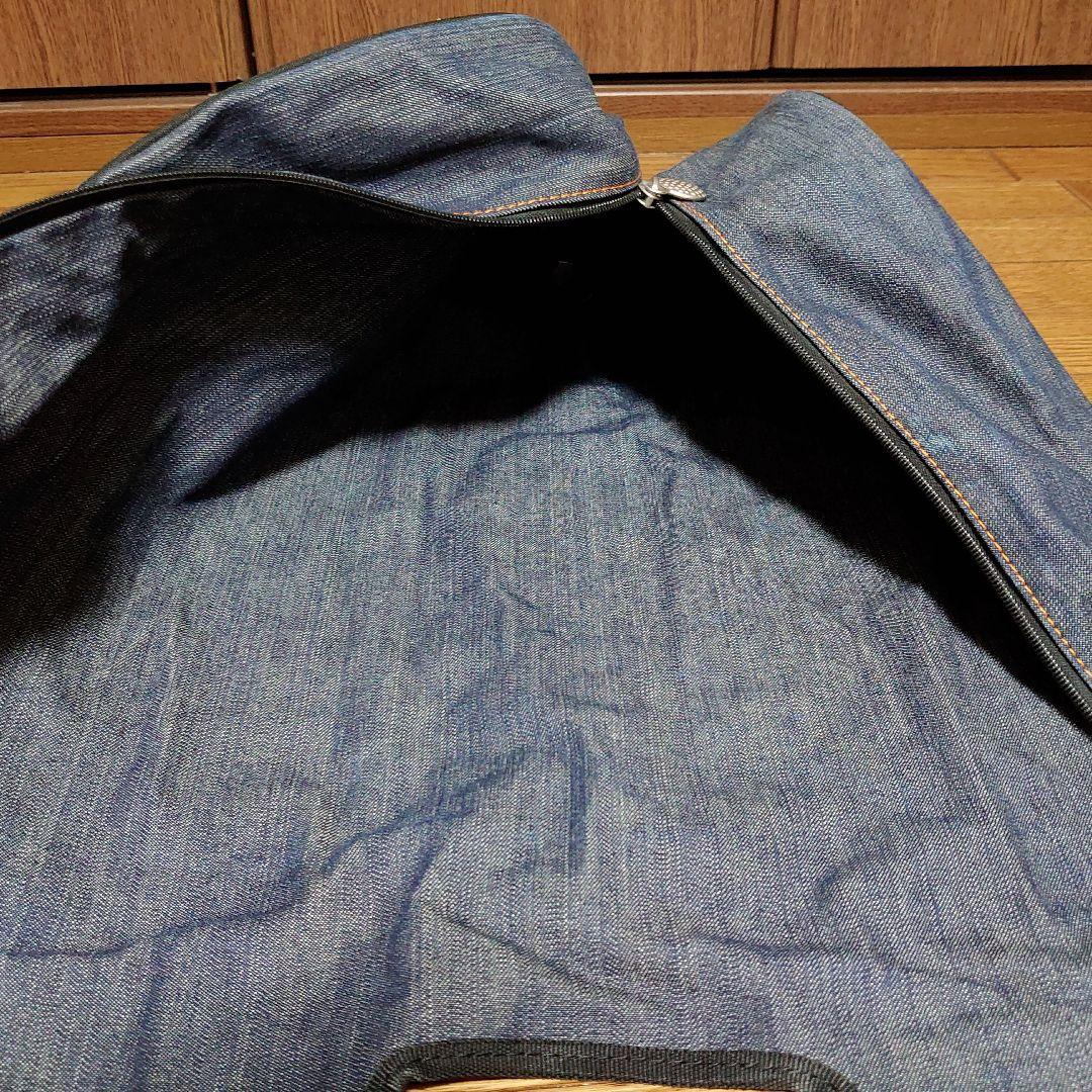 EVISU GOLF キャディバッグ ゴルフバッグ デニム スタンド付 芝生くん