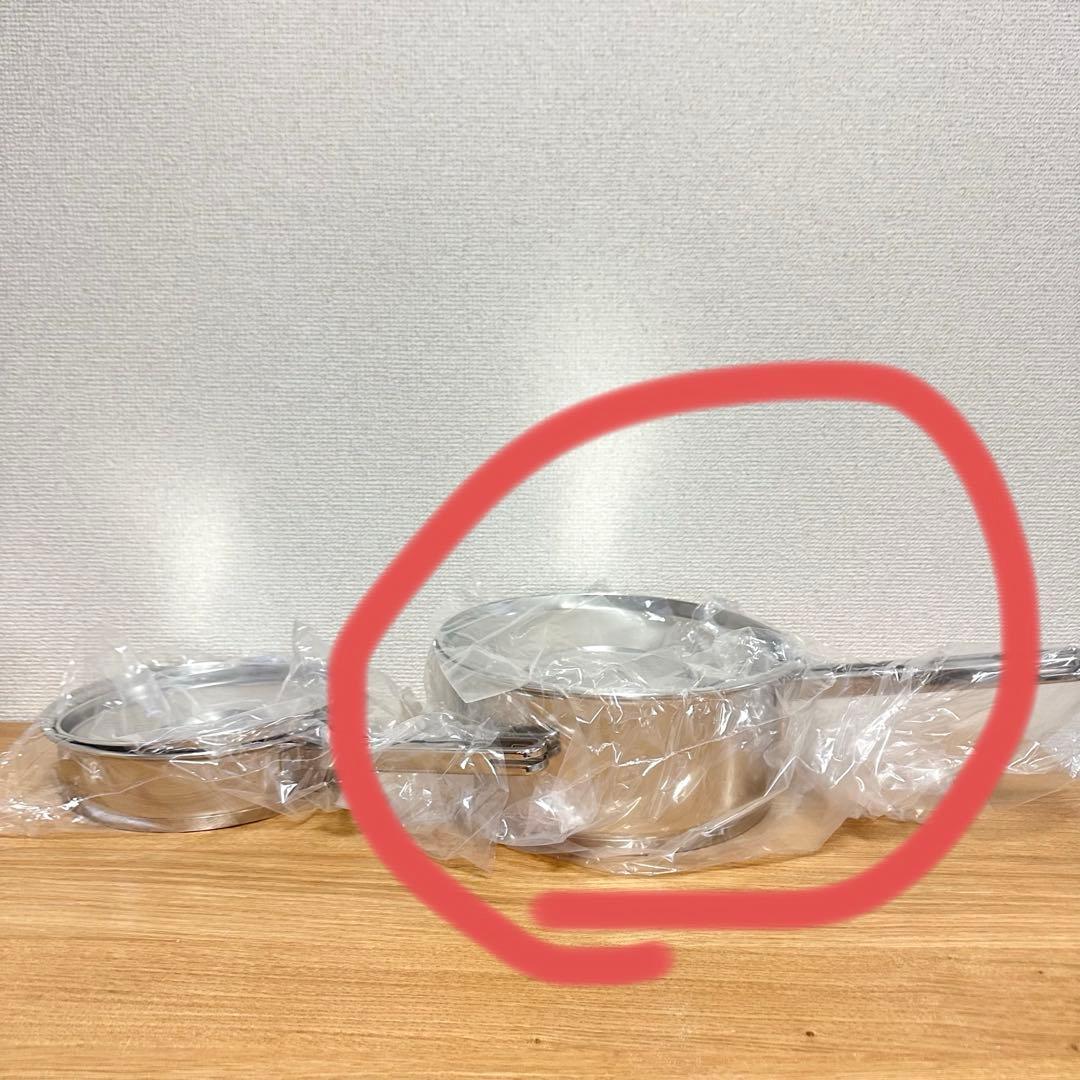 未使用 トラモンティーナ TRAMONTINA ステンレス ソテーパン 24cm