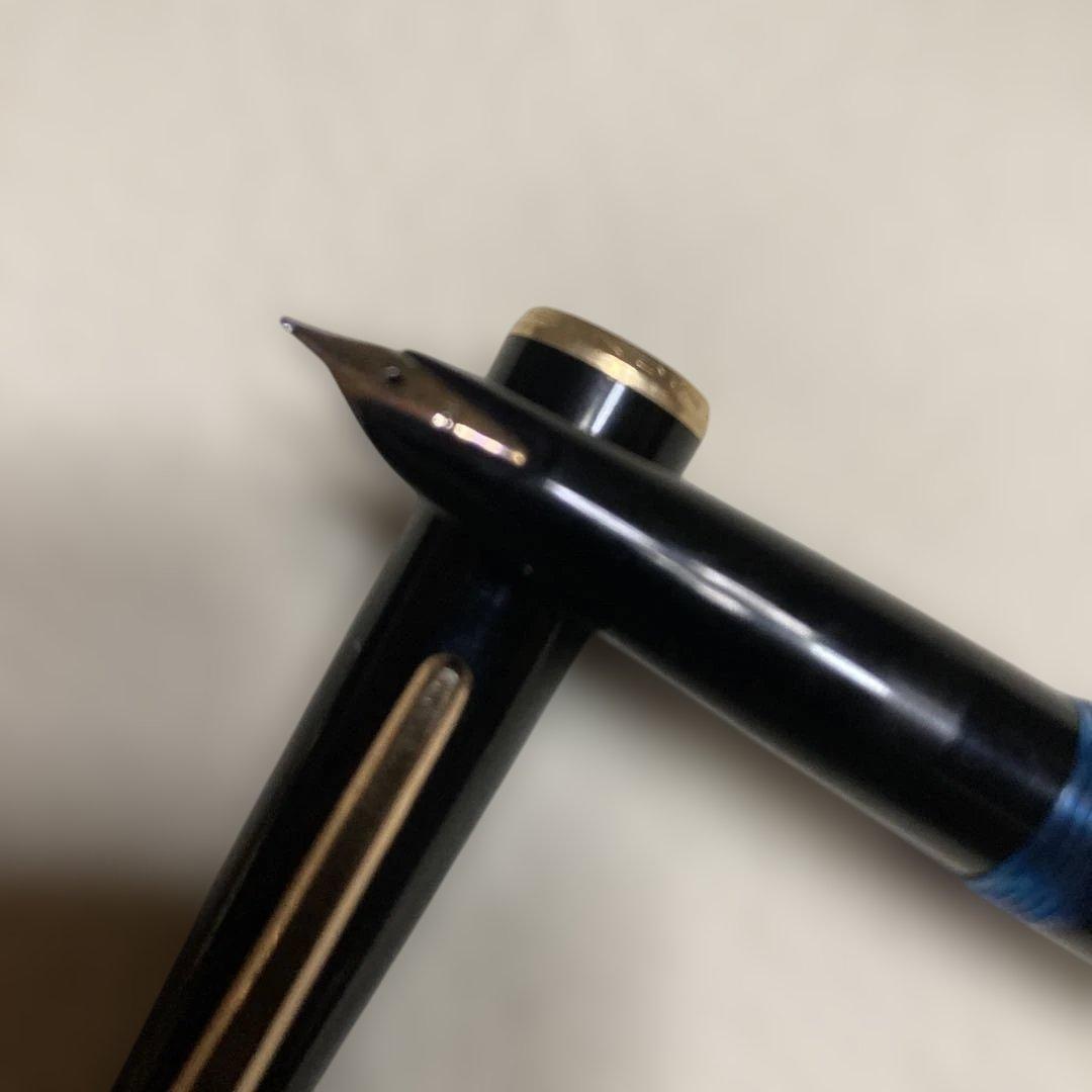 モンブラン No.320 585刻印 万年筆 K14 吸入式　簡易洗浄済　箱付