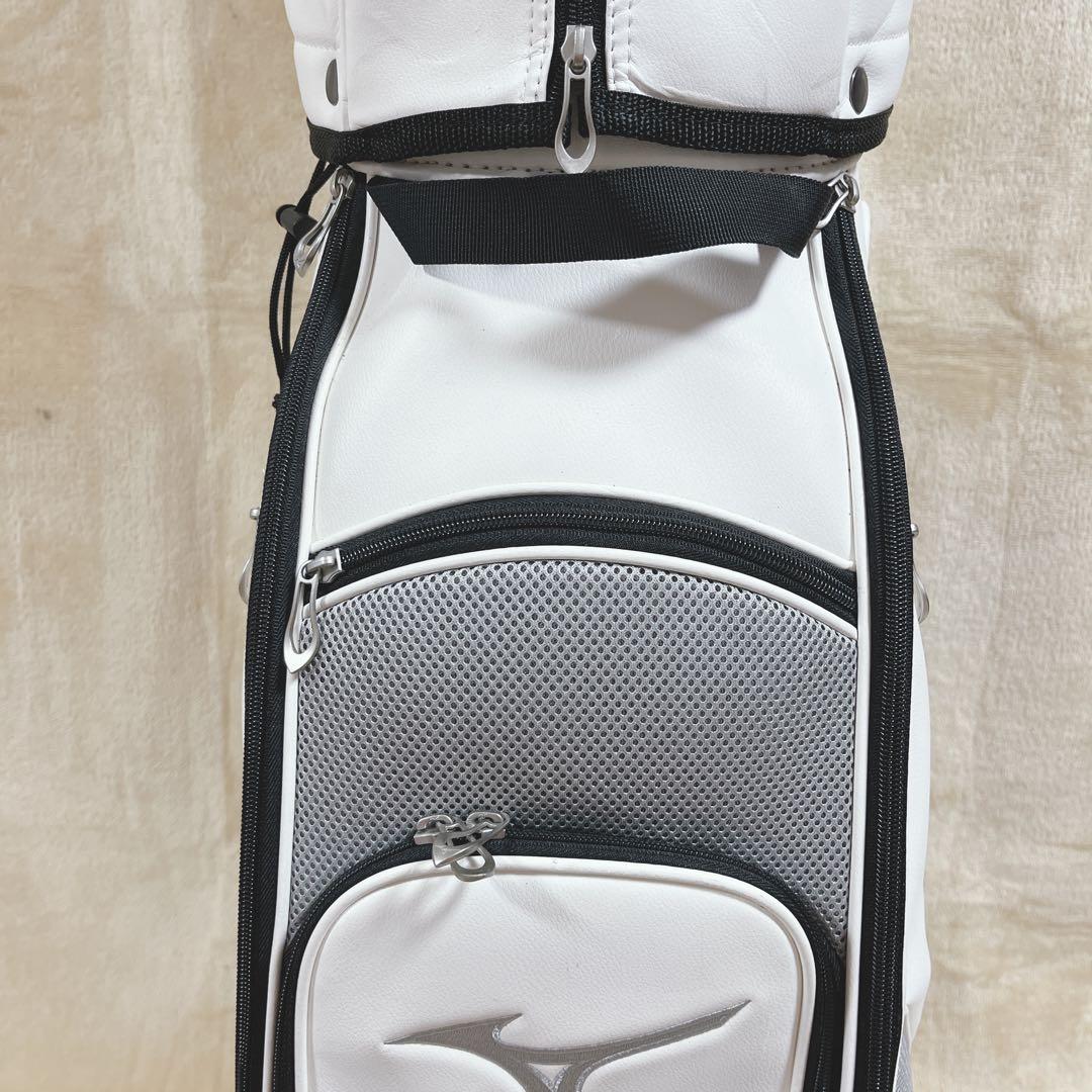 K033 MIZUNO キャディバッグ フード付き 9型