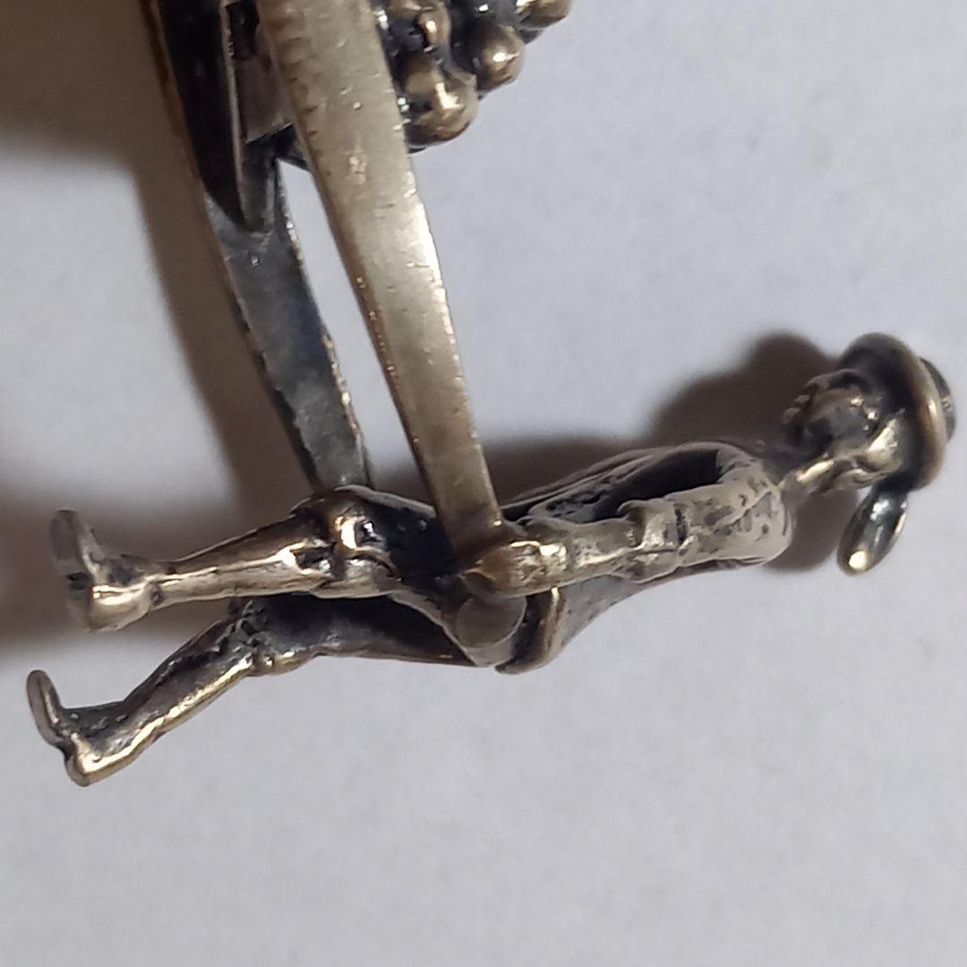 純銀 ライオンパサント 英国ホールマーク アンティーク雑貨 925