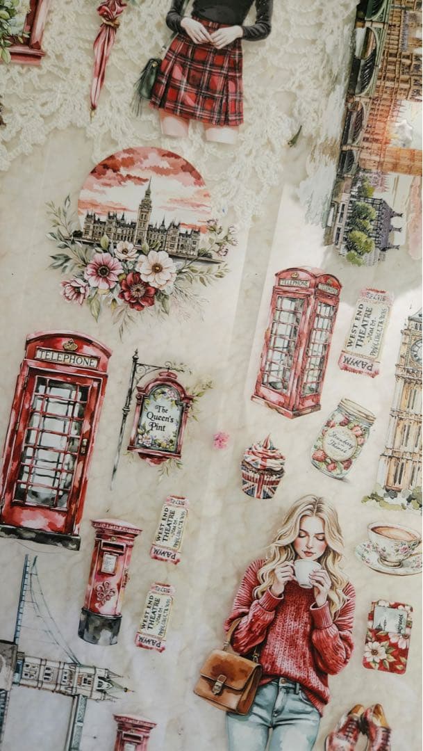 Lana's Scrap Shop 海外マスキングテープ　マステ 【2473】