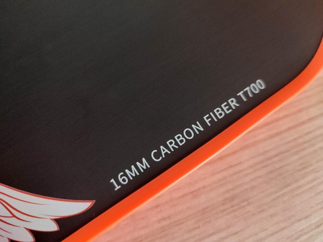 ピックルボール パドル ADVANCED T700生カーボンファイバー 炎色