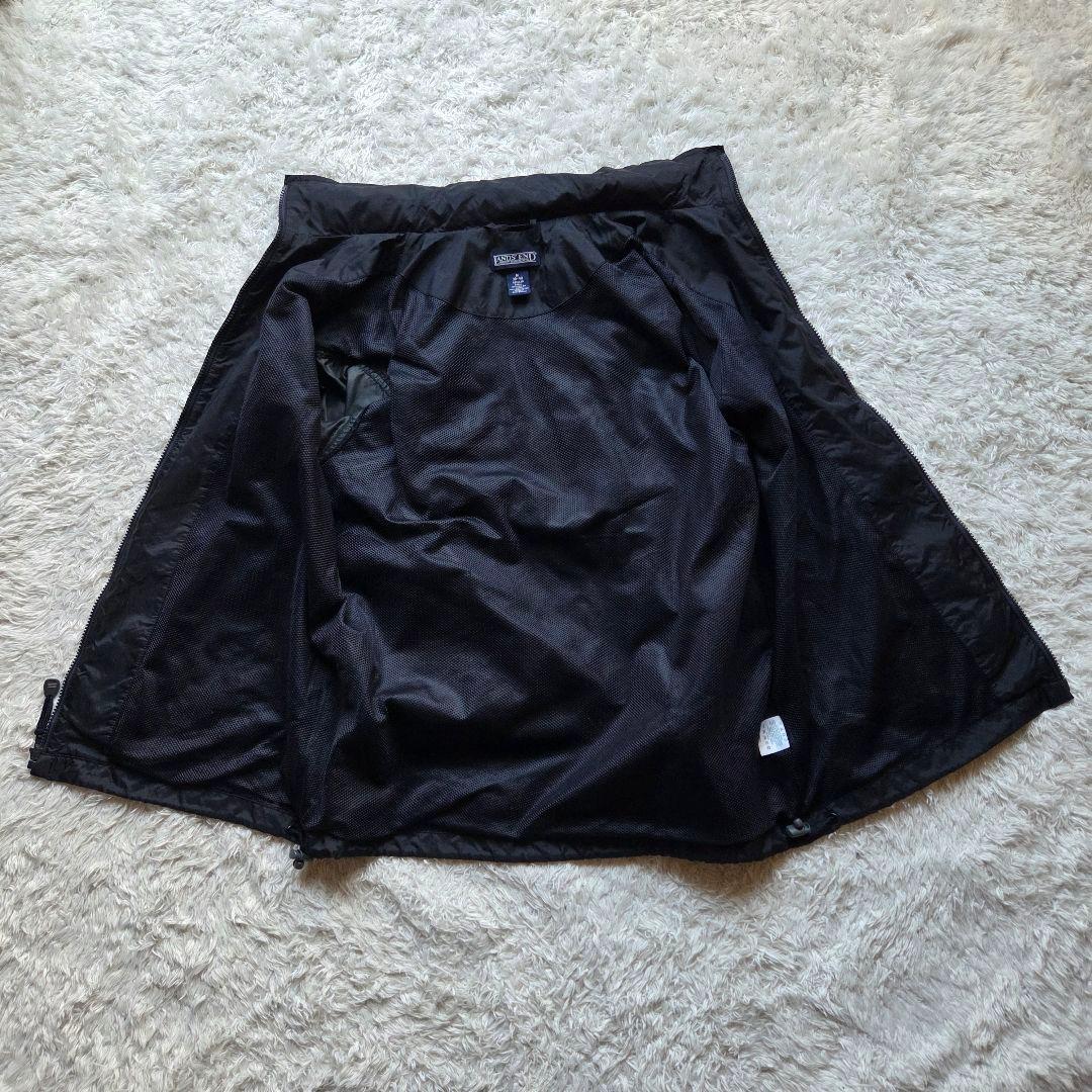 美品 LAND'S END ナイロン ジャケット ブラック M 90s 短丈
