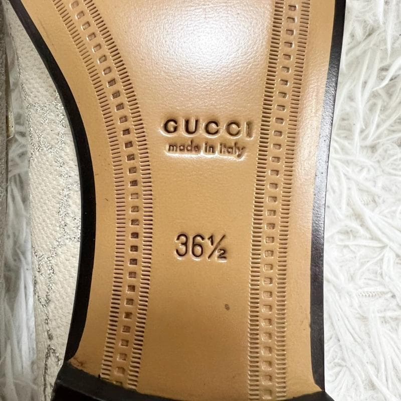GUCCI ローファー 431467 ヨルダーン GG キャンバス