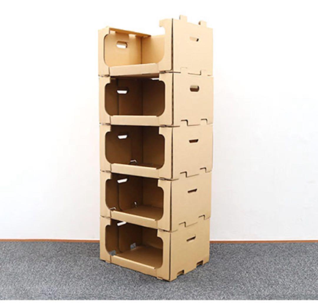 【20枚】ダンボールワン棚 収納ボックス ピッキングボックス スタッキング