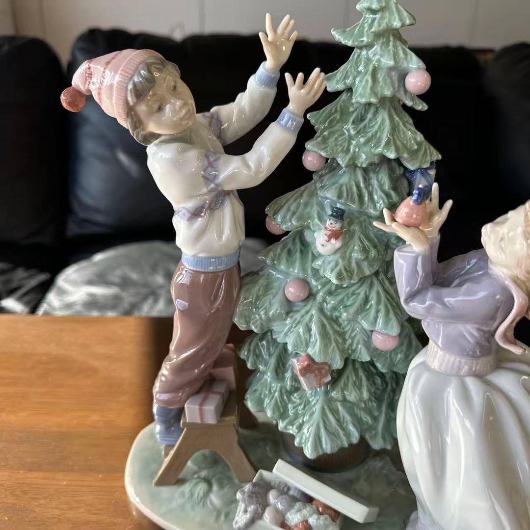 訳ありリヤドロLLADRO クリスマスツリー　ツリーを飾ろう
