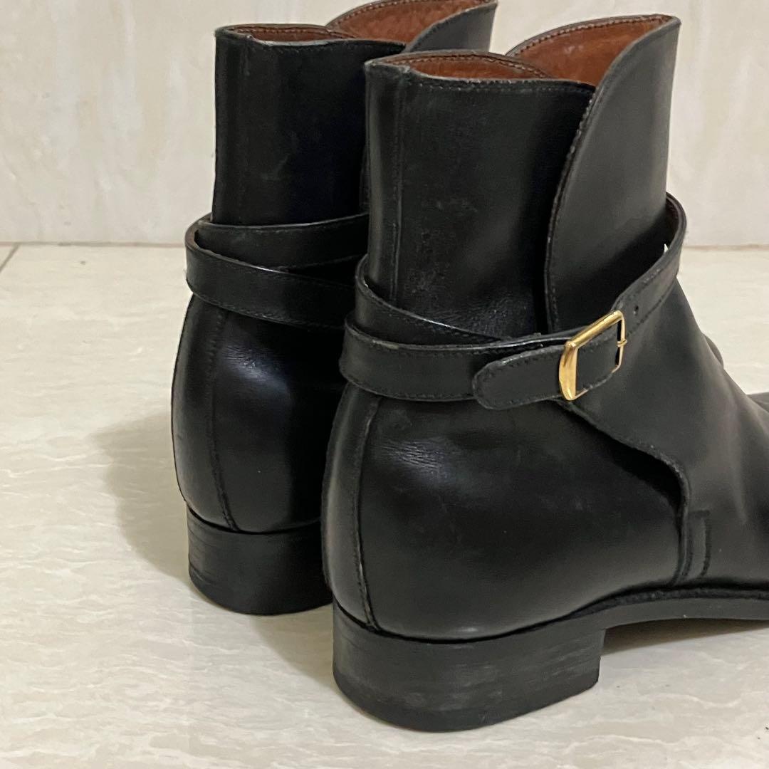 J.M.Weston　ショートブーツ　3.5D　レザー　バックル　黒