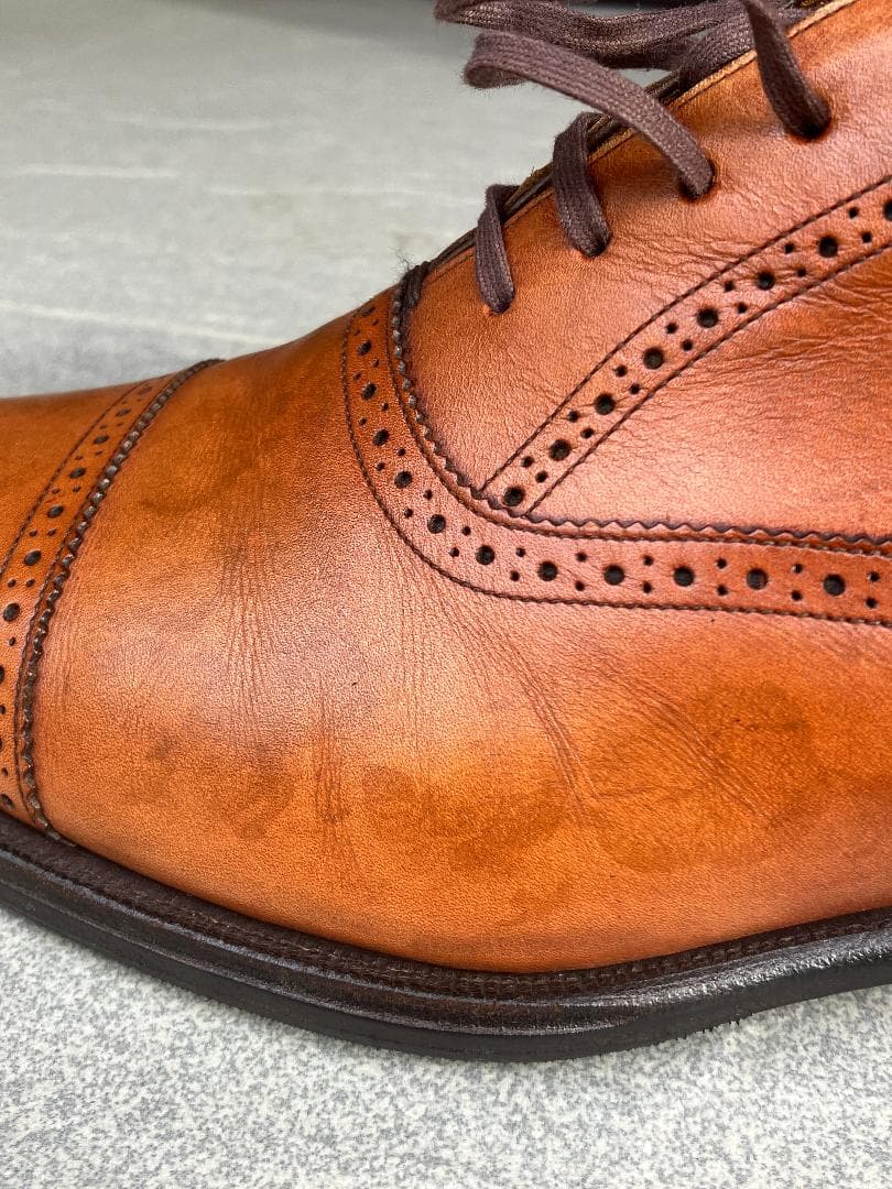 REGAL 27.5cm ドレスシューズとベルトセット（シューツリー付き）