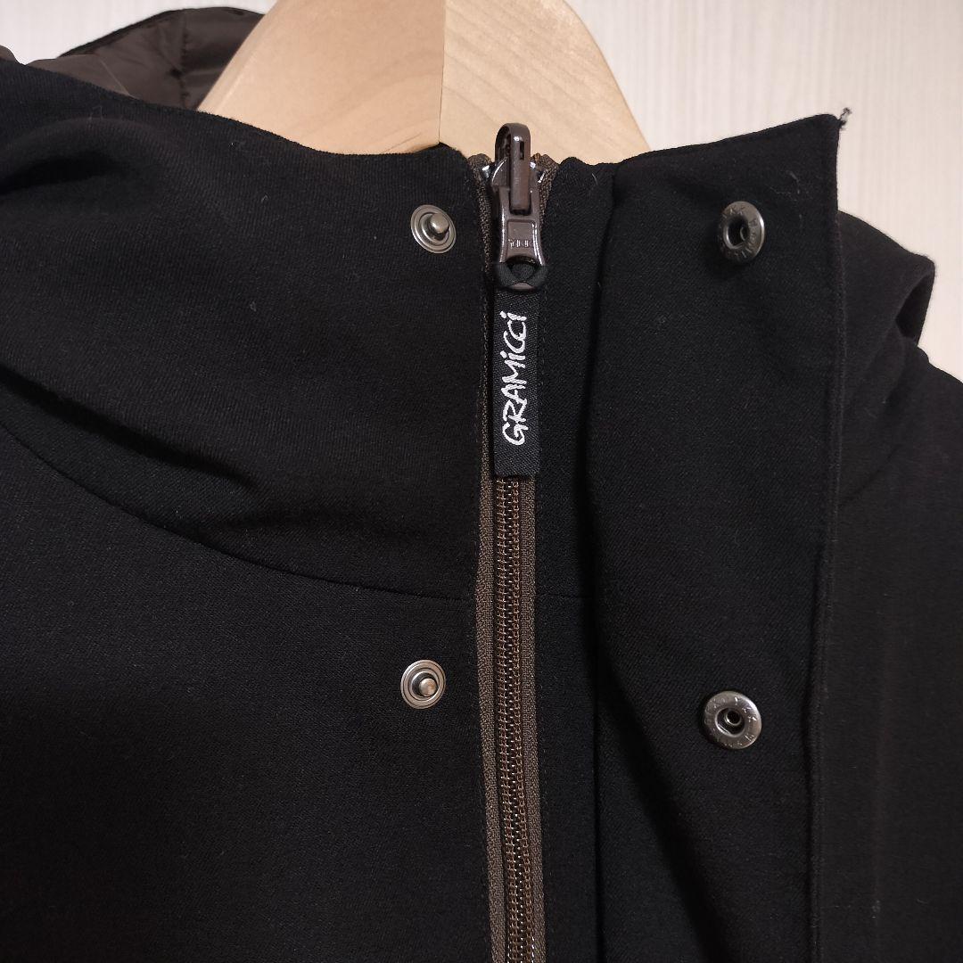 b*t様 別注 GRAMICCI × TAION ダウンジャケット 黒×茶