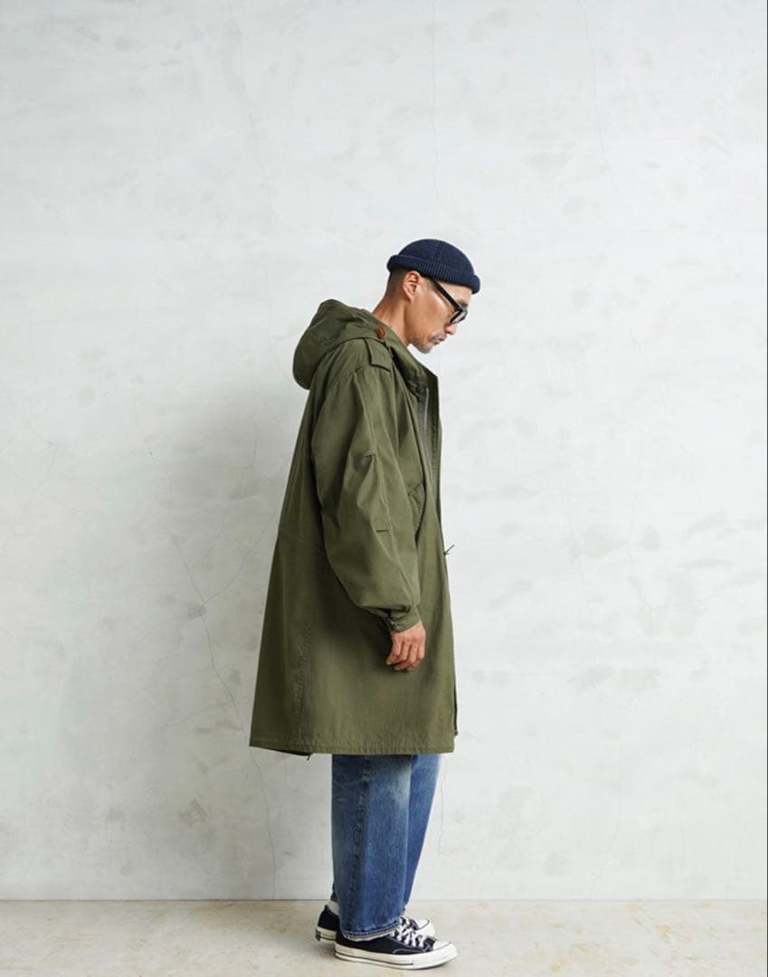 WAIPER米軍M-51フィッシュテールパーカーモッズコートWP1109オリーブ