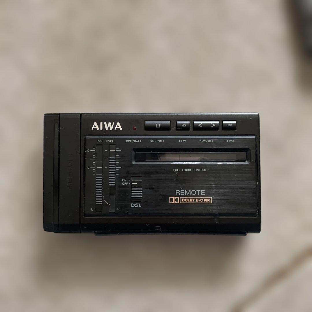 AIWA REMOTE DOLBY B-C NR カセットプレーヤー