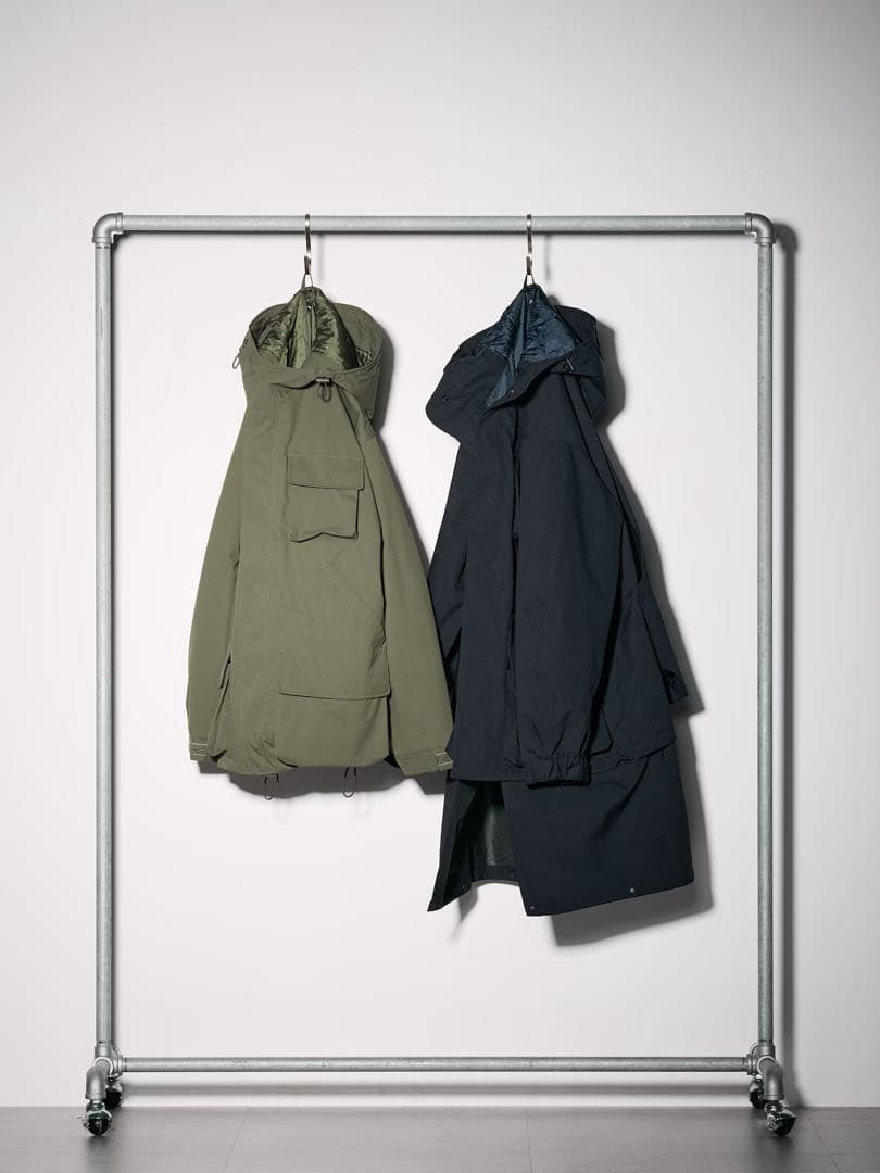 GU ENGINEERED GARMENTS パデッドシェルパーカ NAVY