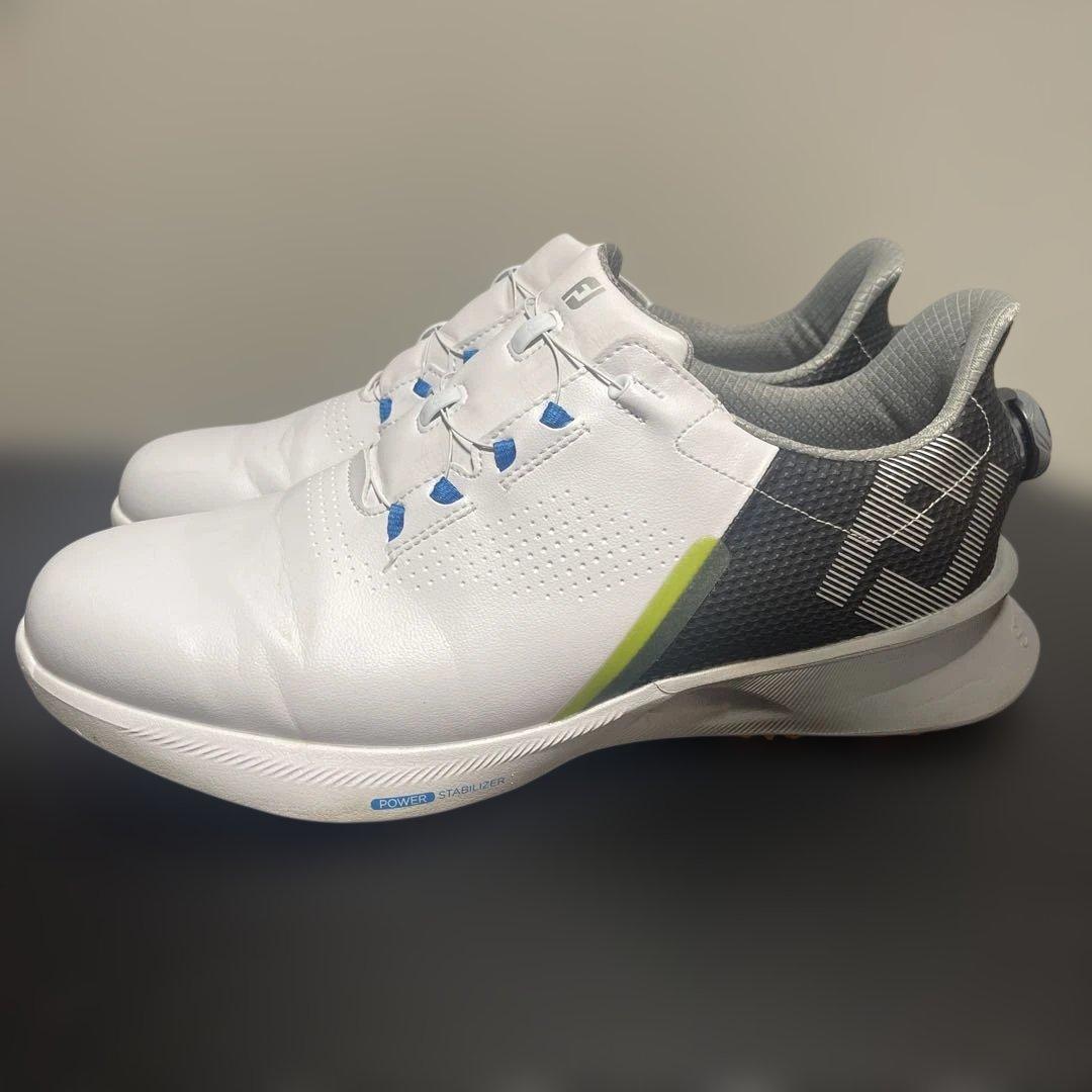 【２回使用】フットジョイ　FJ ゴルフシューズ　28㎝　軽量　スポーツ　ホワイト