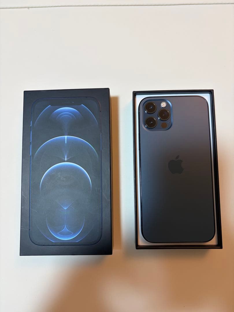 【美品】iPhone12Pro 128GBパシフィックブルー