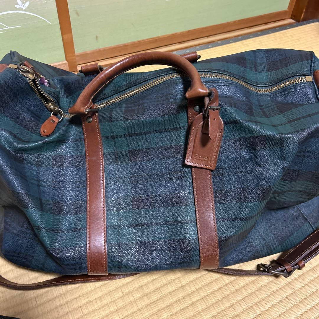値下げ‼️Polo Ralph Lauren ボストンバッグ 中型 ダークグリーン