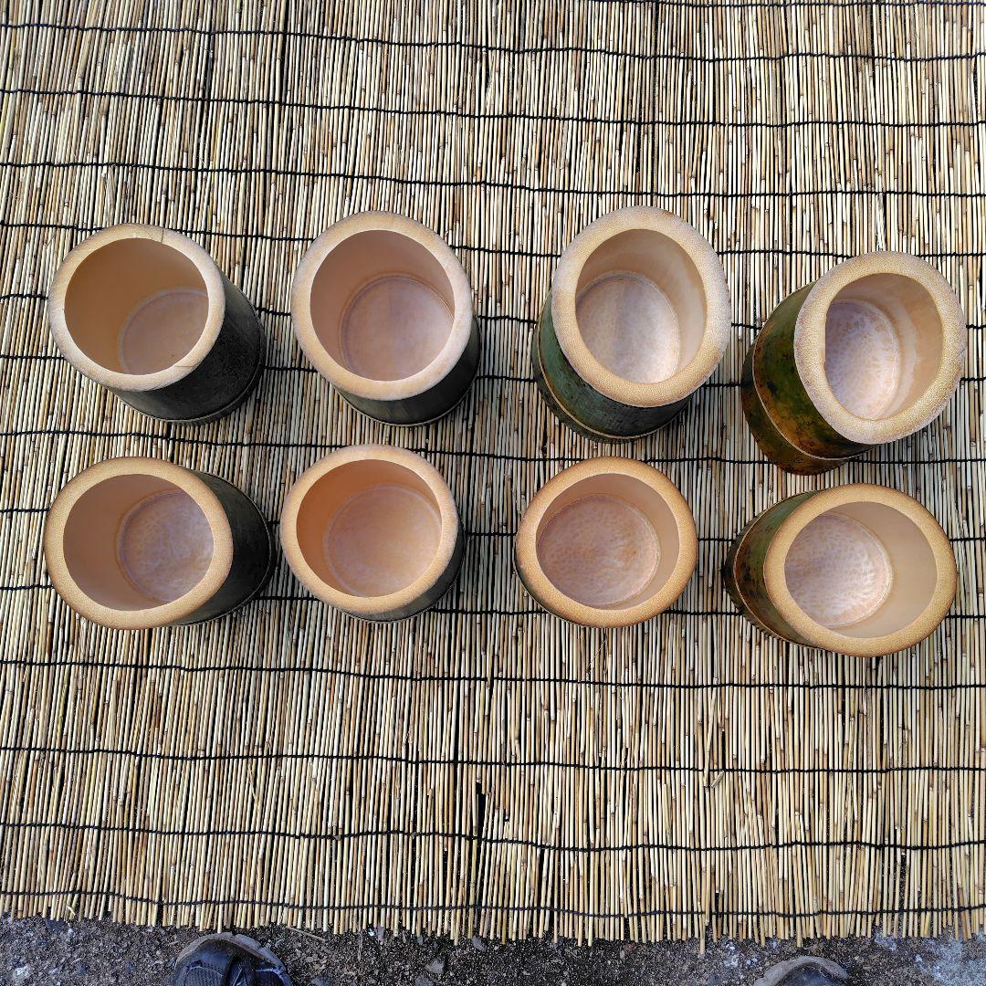 JK様「専用画面」　香川県産→　孟宗竹・花器　８個　極太サイズ