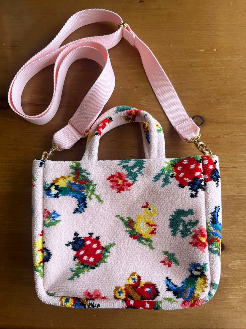 フェイラー　ホテルニューオータニ限定　ハイジルーム　ショルダーバック(ピンク)