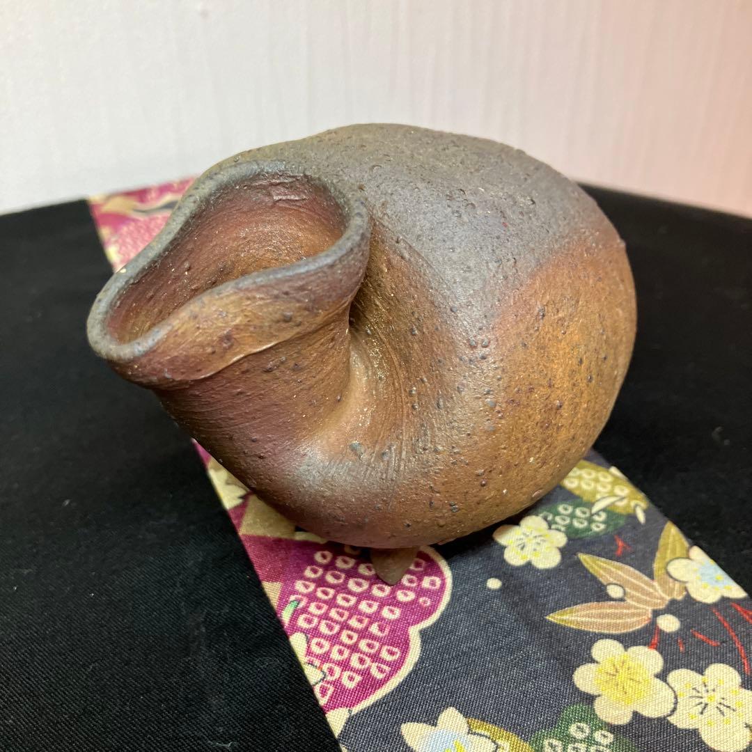 鴨徳利　アンティーク　骨董品　一輪挿し　酒器