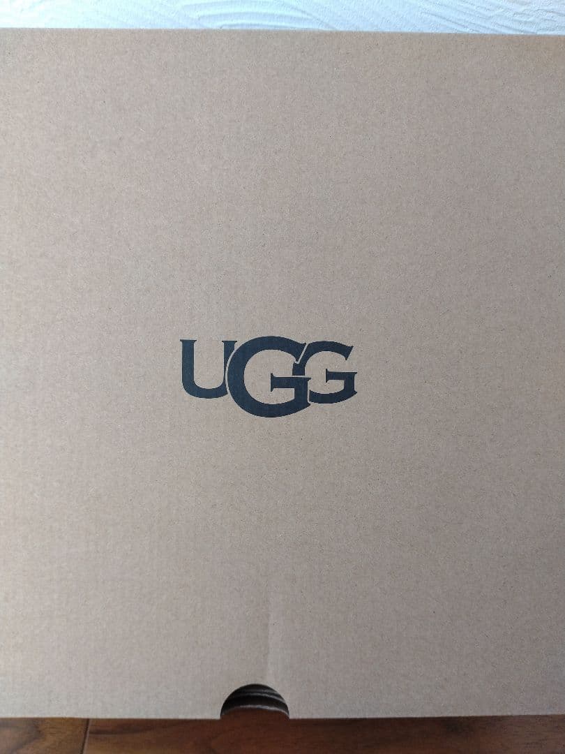 にんにん 正規品・新品 UGGファンケットブラック　厚底24cm