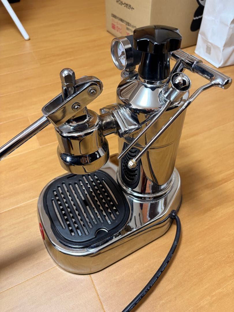 la pavoni & WPMグラインダー　 エスプレッソマシン 圧力計付き
