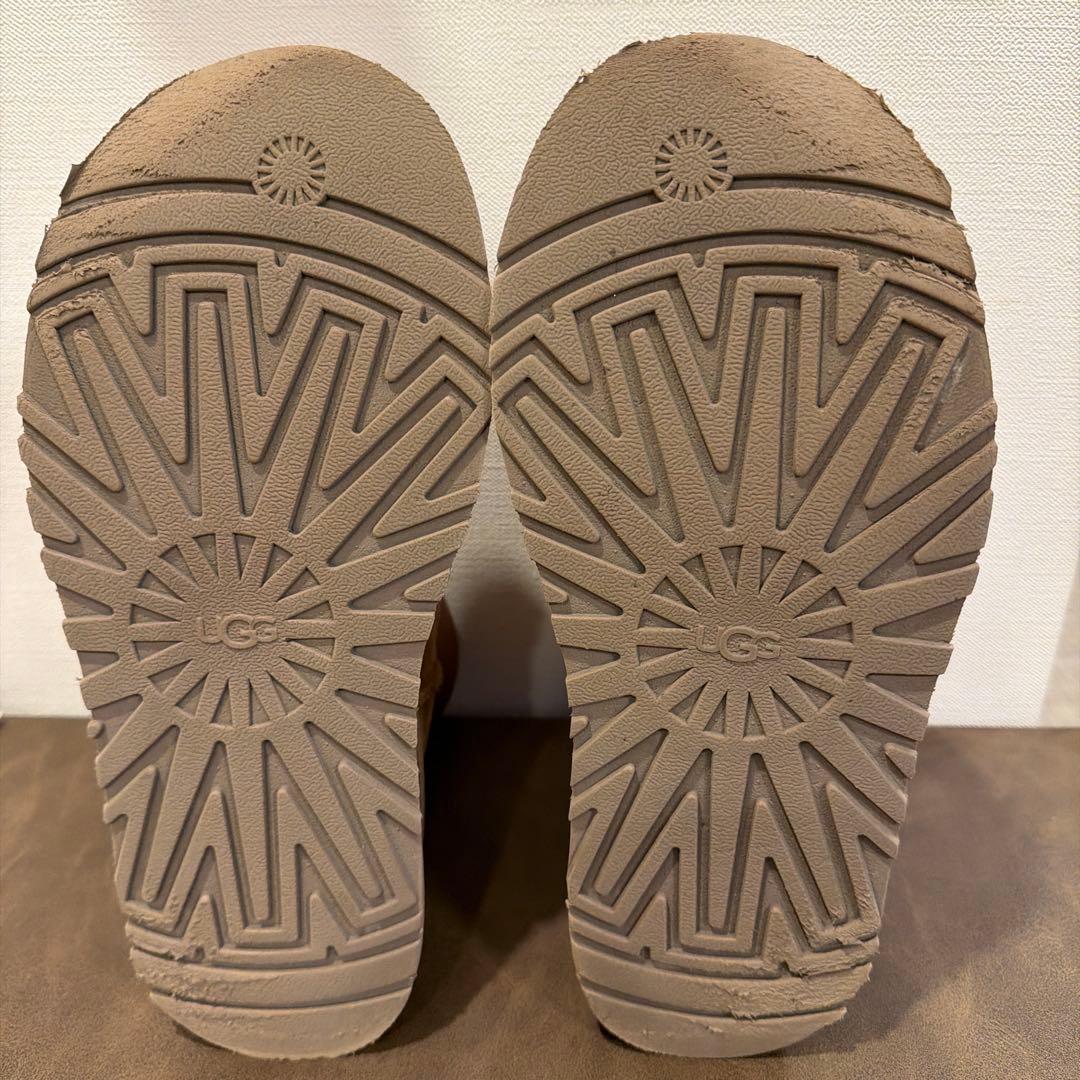 久美子！UGG ブラウン 厚底スリッポンブーツ