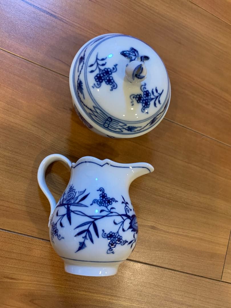 マイセン　ブルーオニオン　ティーセット