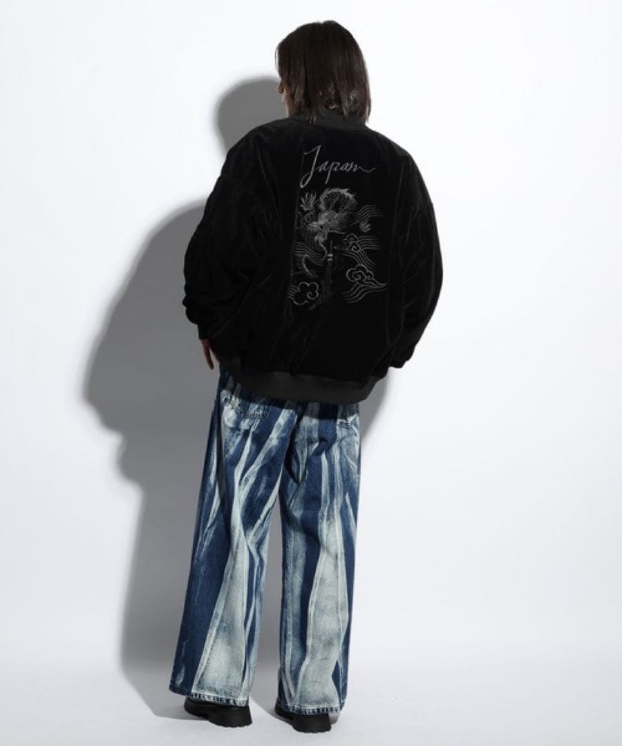 即完売品⭐︎ HARE×hxcyyd スーベニアブルゾン 虎 龍 刺繍 東洋 別珍