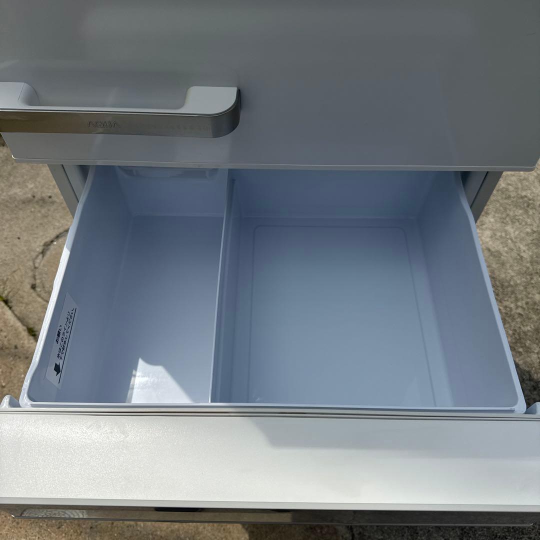 AQUA 4ドア冷蔵庫 355L　AQR-36K(S)2021年製