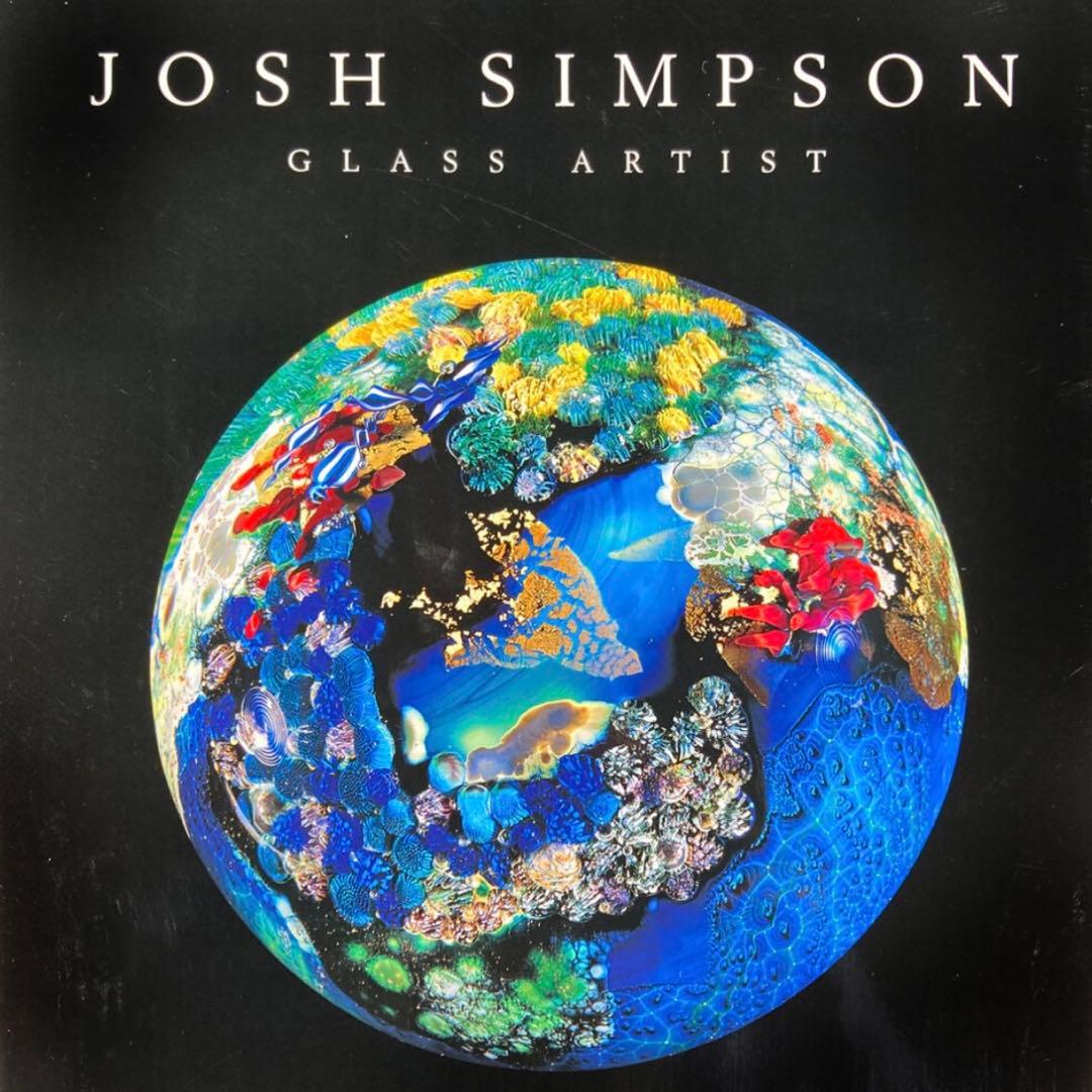 Josh Simpson「Megaplanet」No.5 ガラスアート 置物