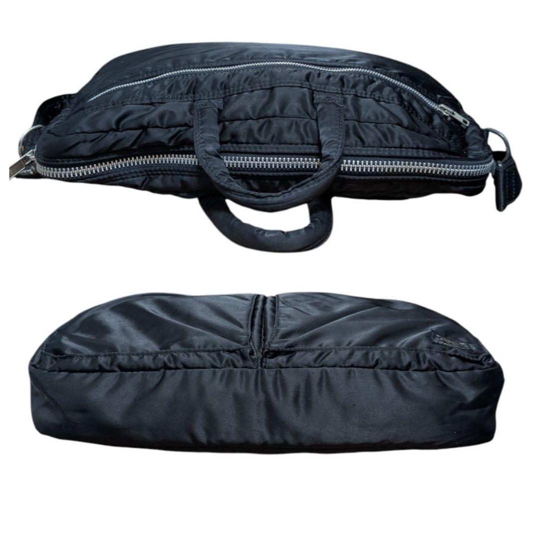 美品 ポーター タンカー 2way ブリーフケース 廃盤品 黒ストラップ付