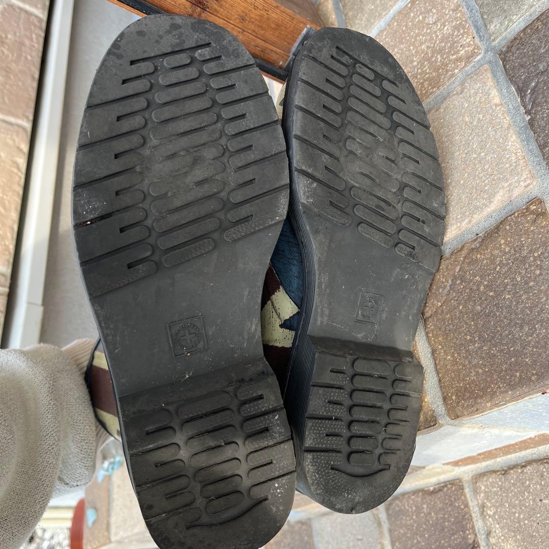 8ホール マーチン ユニオンジャック柄 ミリタリーブーツ