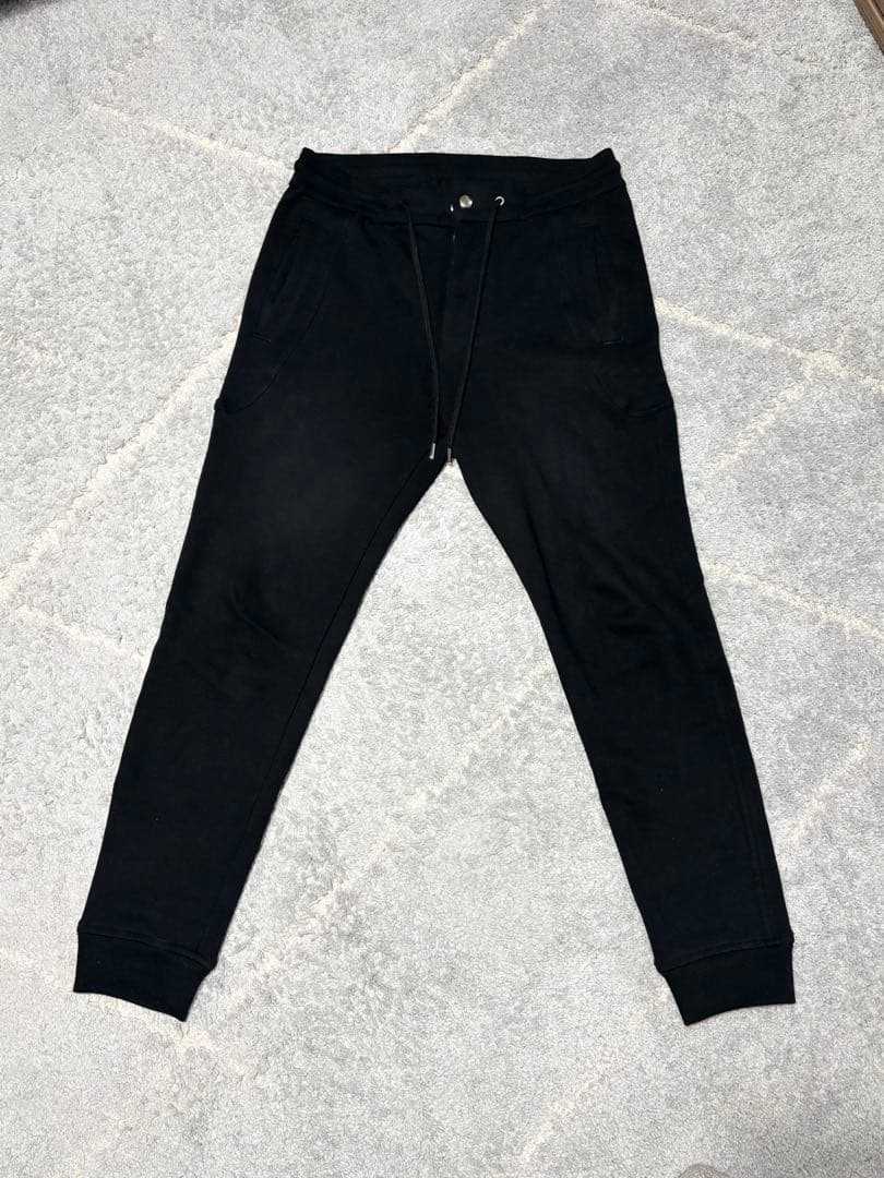 定価7万AKM STRETCH EASY RIB スウェットパンツ