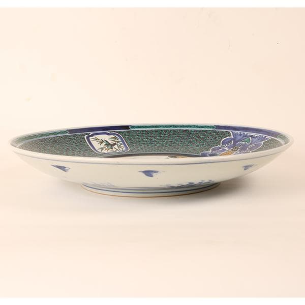 九谷焼【北村隆　造】◆飾り皿◆竹隆窯【抹茶碗・茶器・茶道具】