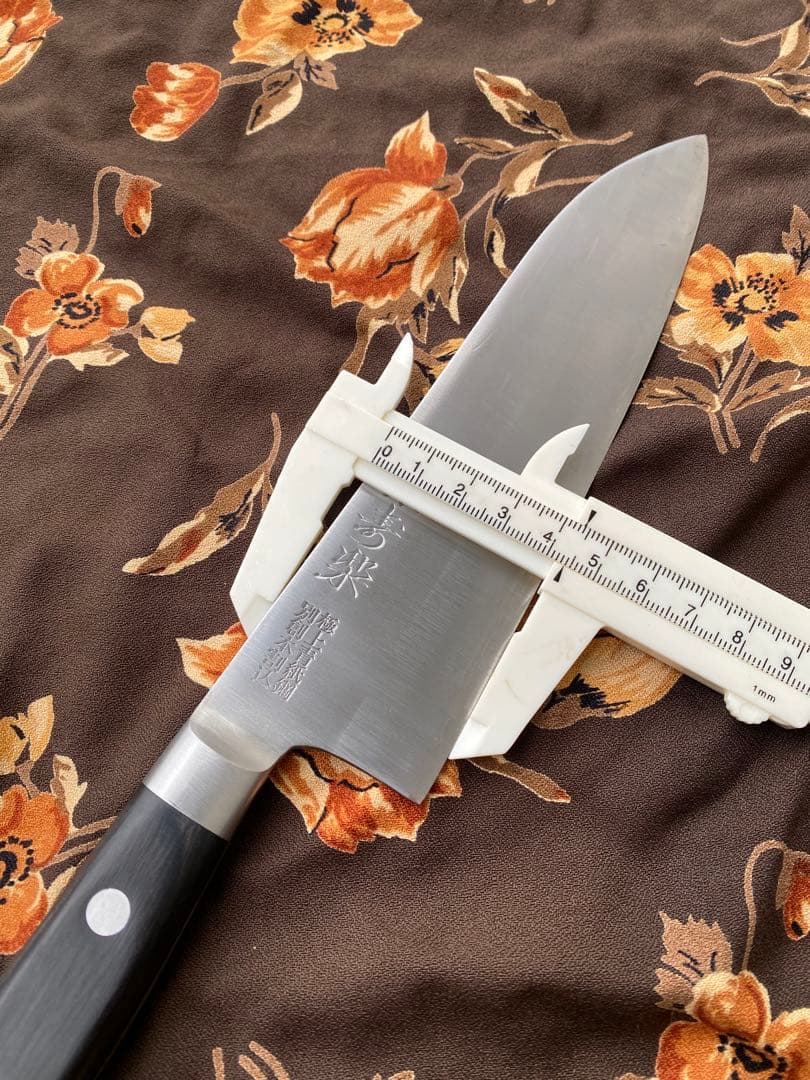 天味寿楽 三徳 包丁 長尾包丁製作所 青紙鋼 180mm