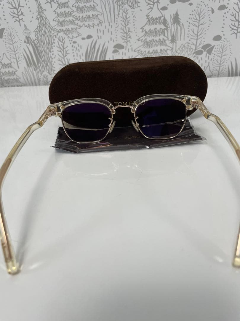 美品！【TOM FORD\トムフォード】クリアサングラス 日本限定モデル