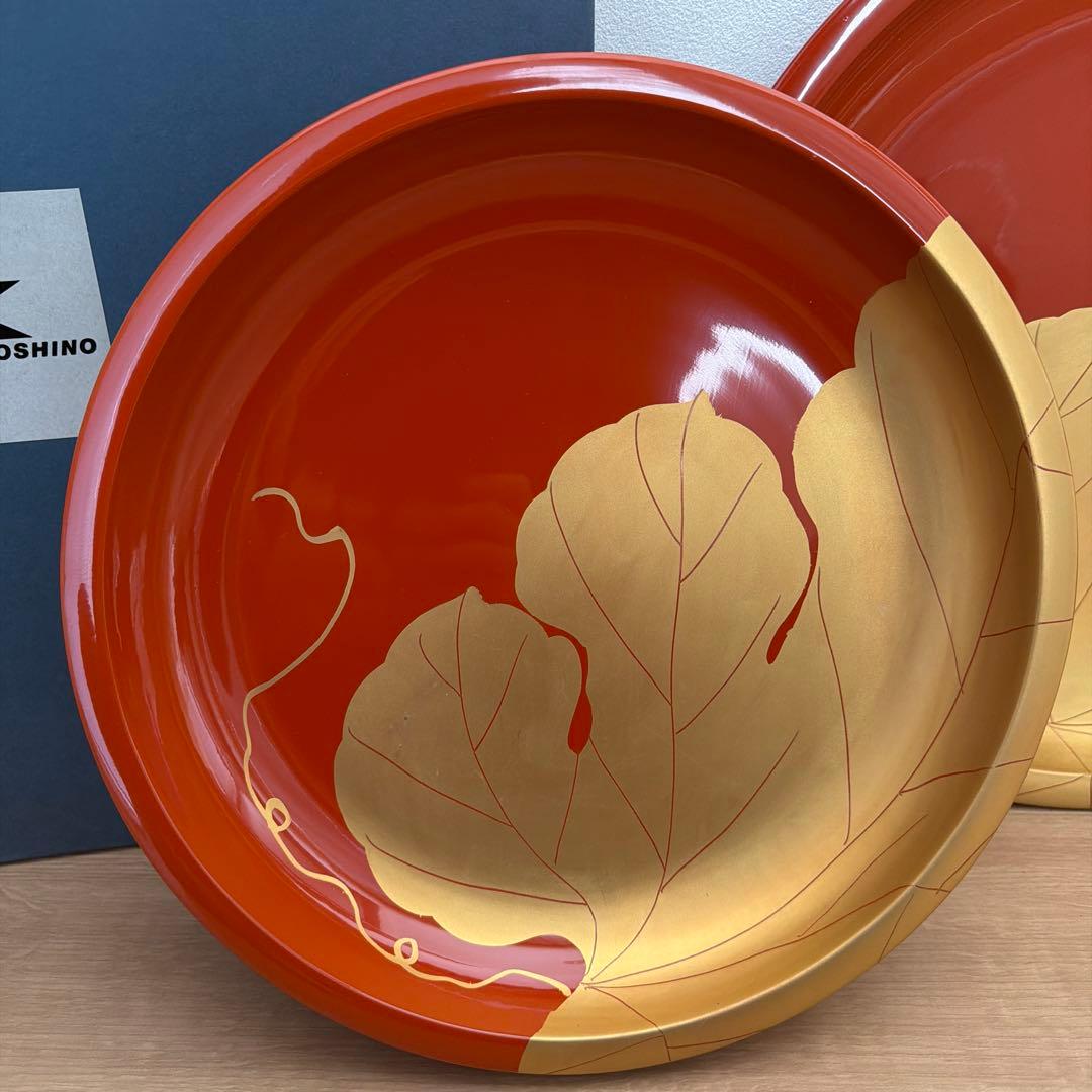 Hiroko Koshino 漆器 盆 2枚セット